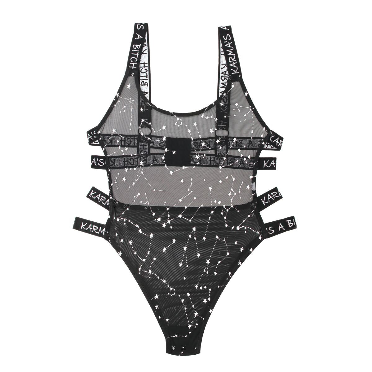 Leotard Fantasy Lingerie Black L/XL-5