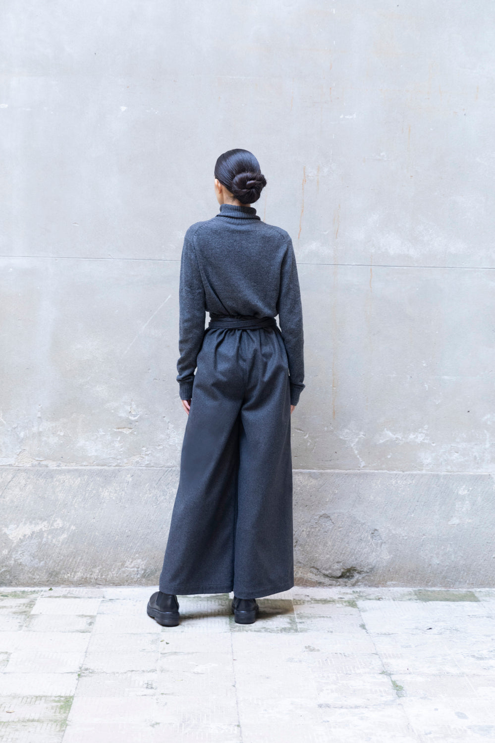 Wide-Leg Long Pants-2