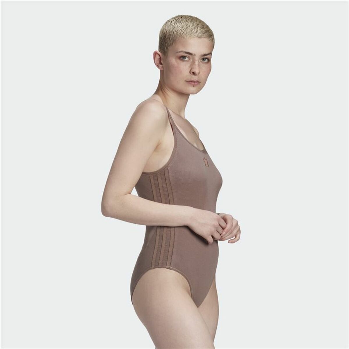 Leotard Adidas Originals RIbbed Brown-6