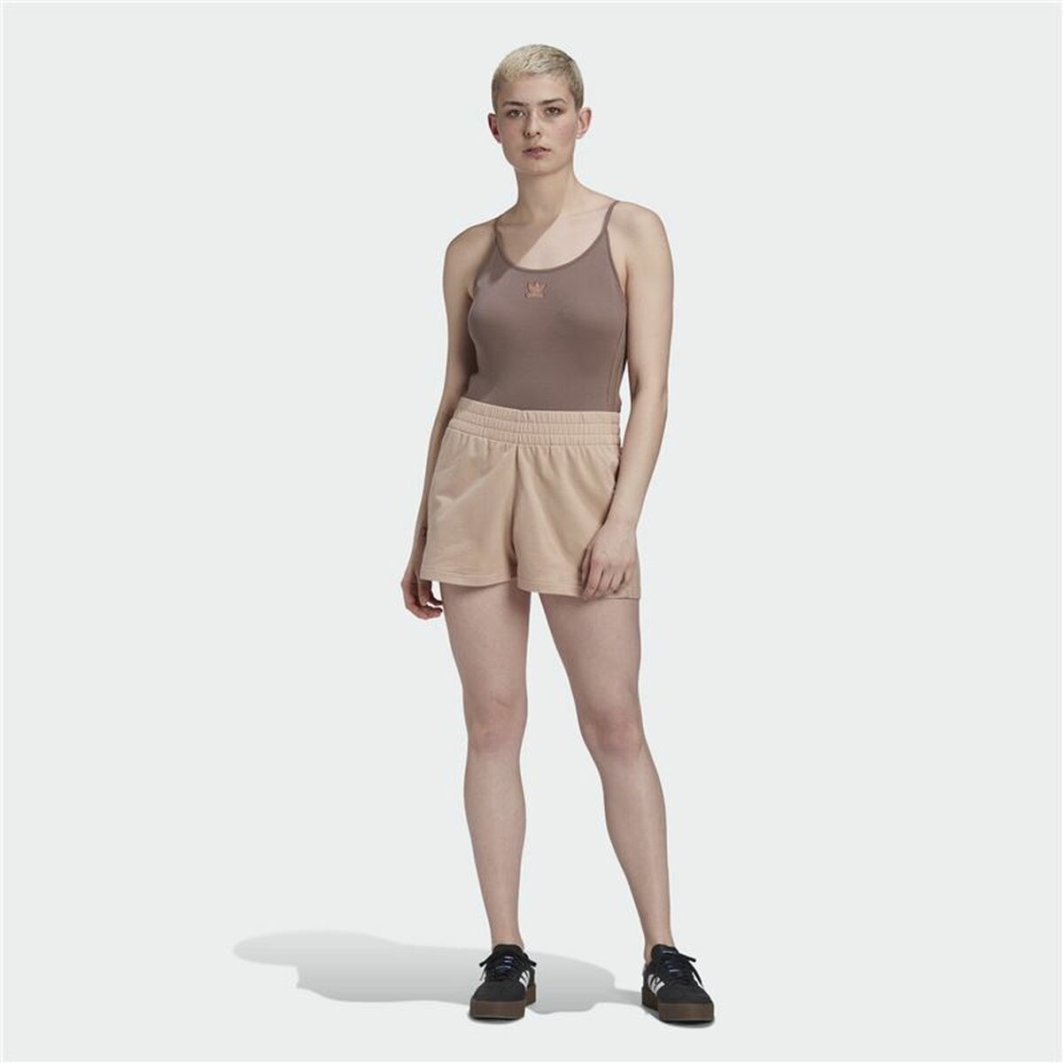 Leotard Adidas Originals RIbbed Brown-5