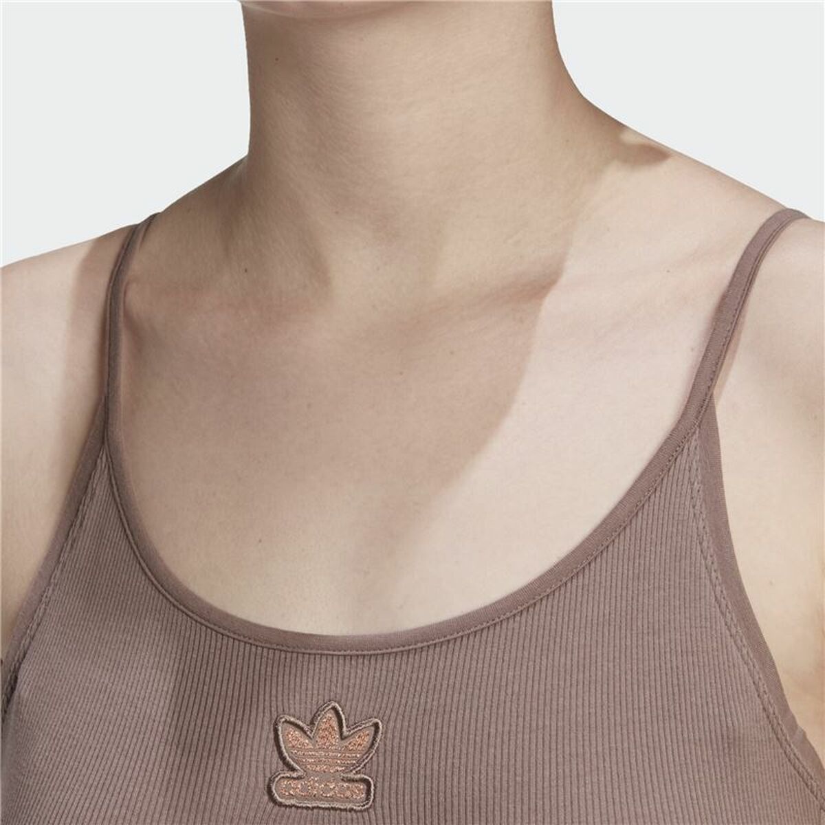 Leotard Adidas Originals RIbbed Brown-4