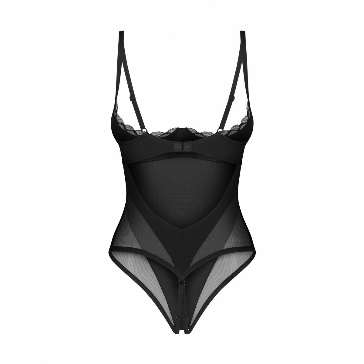 Corset Leotard Obsessive XXL/XXXL Black-1