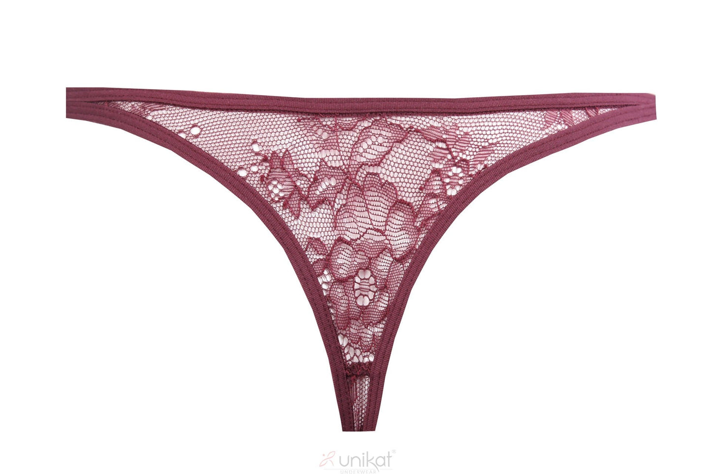 Sheer Mesh Lace Thong Panty Caro-3