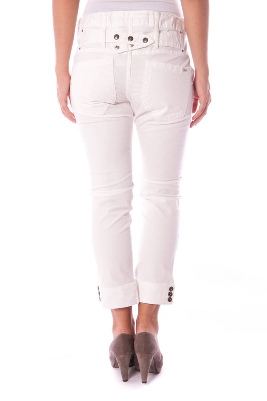 COLCCI WOMAN FISHERMAN PANTS WHITE-1