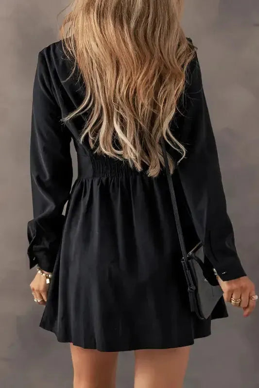 Curve Caress Shirt Dress-1