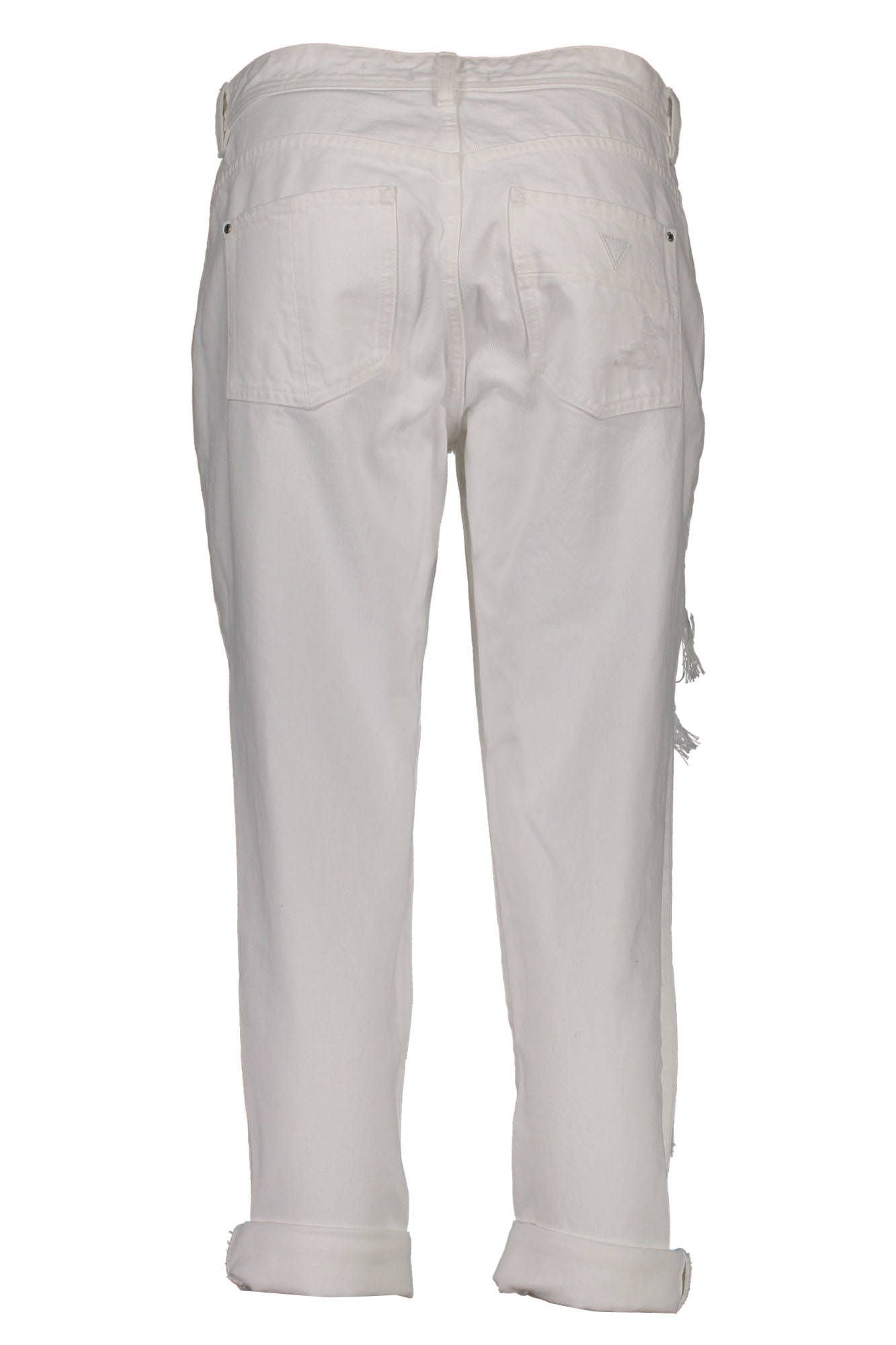 GUESS JEANS JEANS DENIM WOMAN WHITE-1