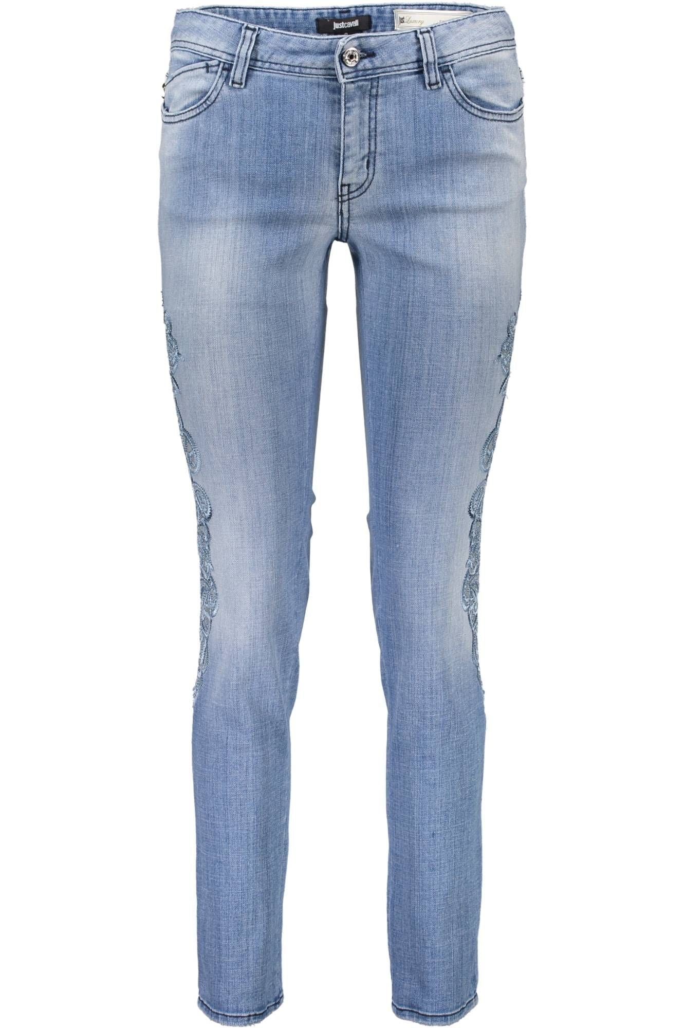 JUST CAVALLI JEANS DENIM WOMAN LIGHT BLUE-0