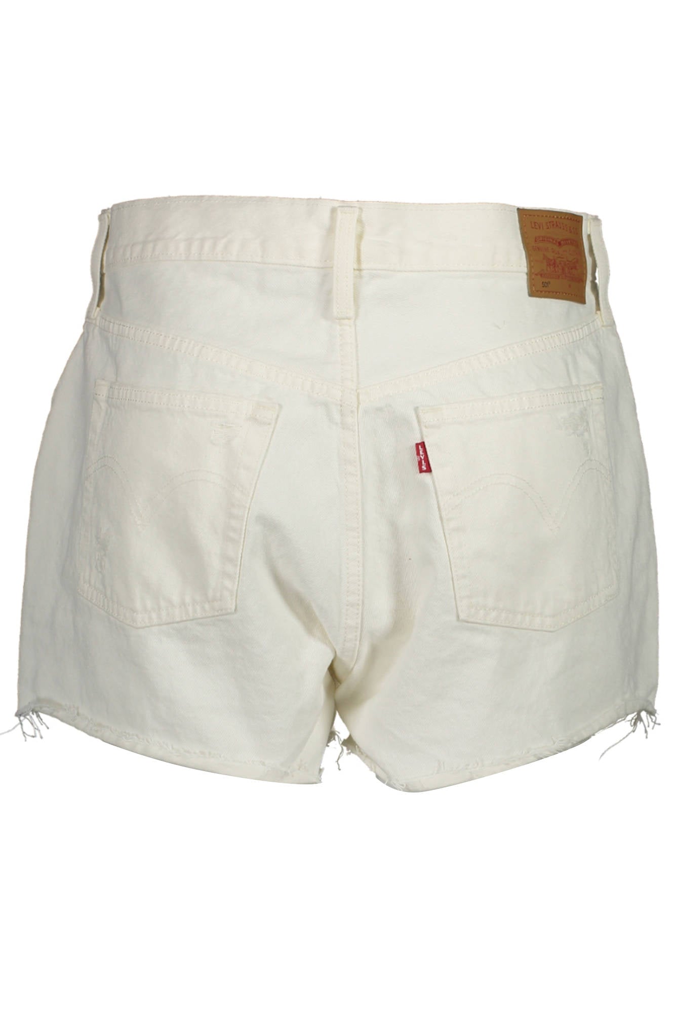 LEVI'S JEANS SHORT WOMAN WHITE-1