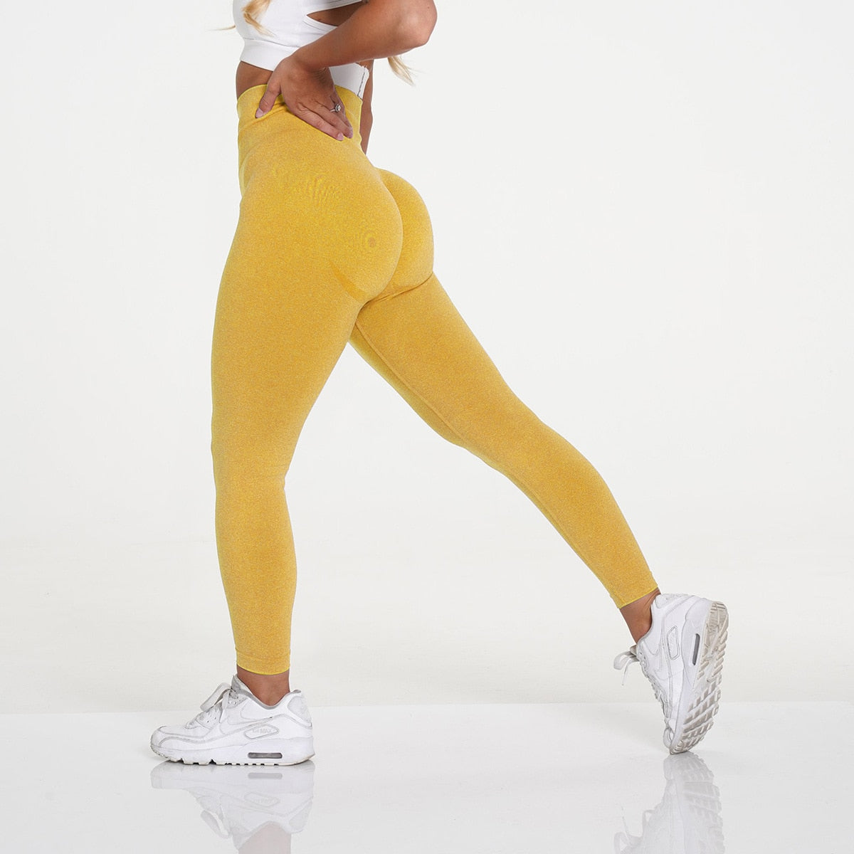 Seamless high waist leggings sportswear gym woman yoga Pants fitness women fitness running pants Sports Running Tights 2020-14
