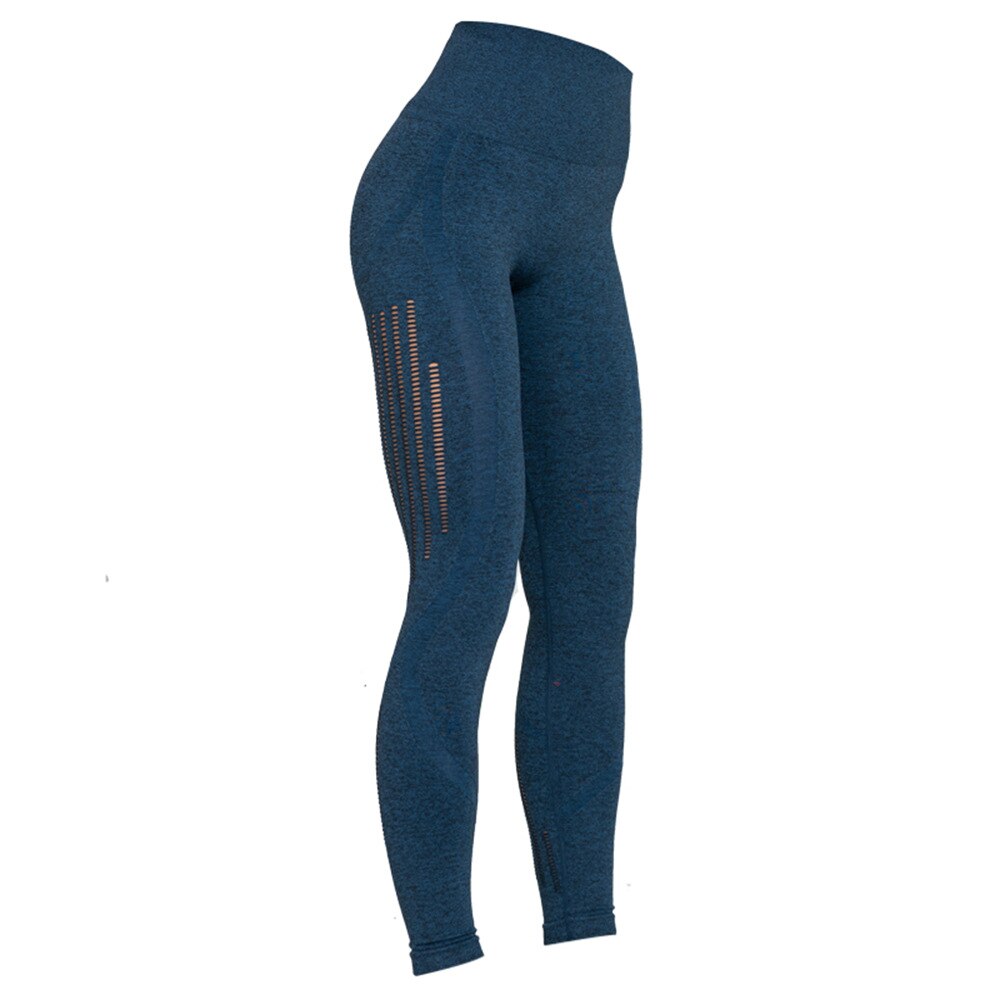 Yoga Leggings Women High Waist Hollow Out Pants Fashion High Elastic Push Up Work Out Pants For Women Hips Lifting Jogging Pants-7