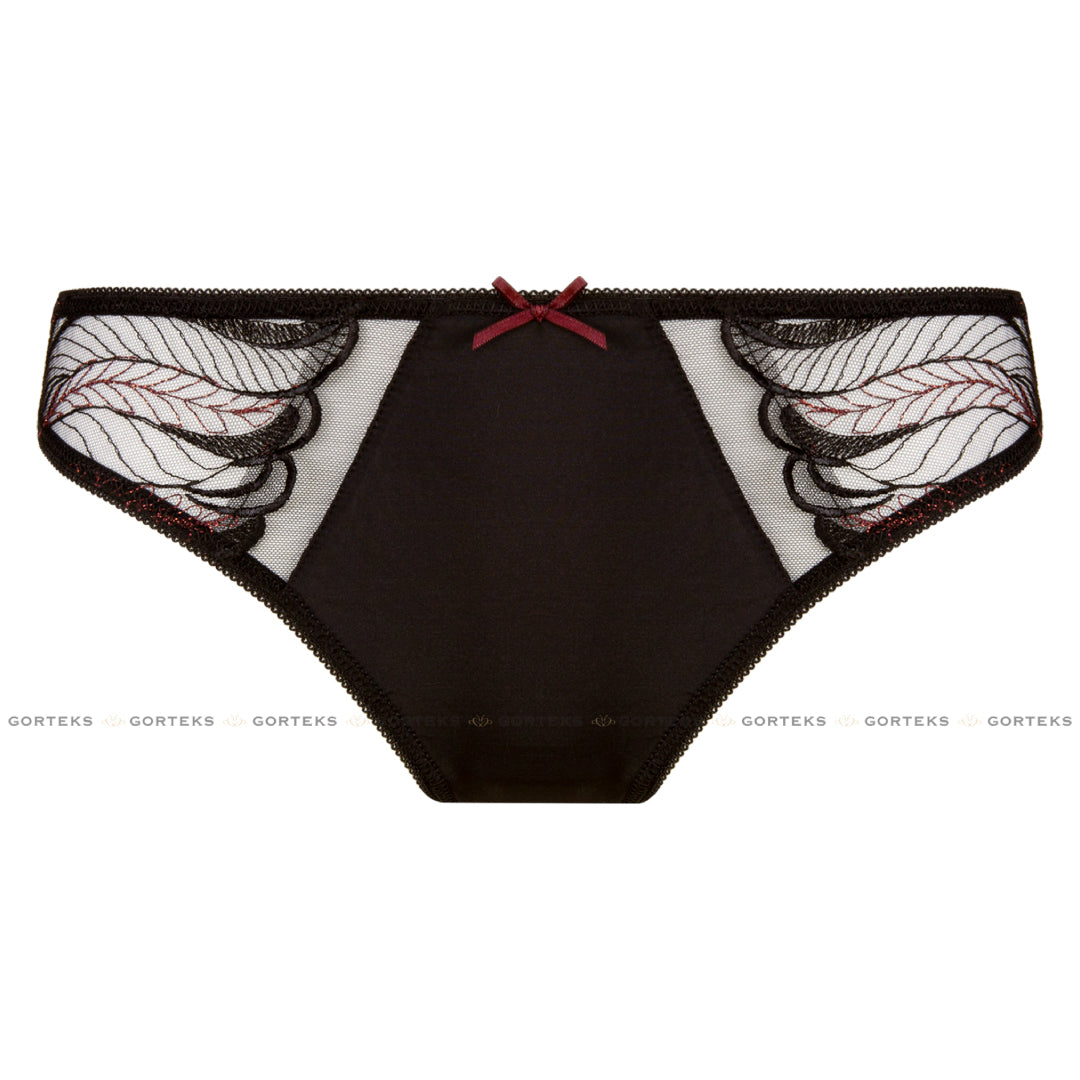 Semi Sheer Lace Thong Panty Gorteks Salve-4