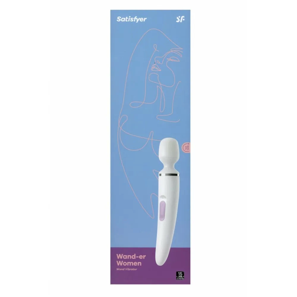 Wand Massager By Satisfyer Wand-Er Woman White Xxl-2