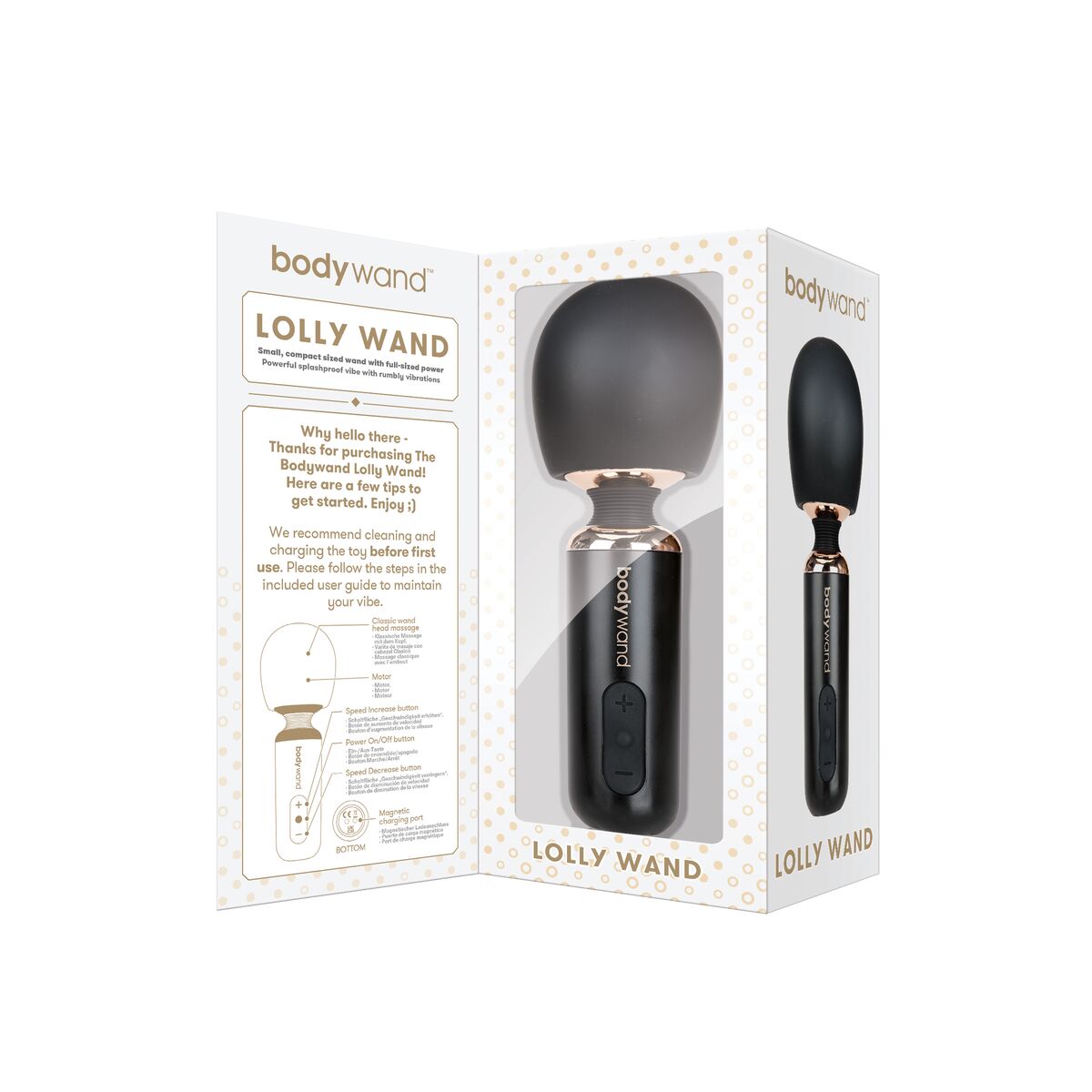 Vibrator Bodywand Black-0