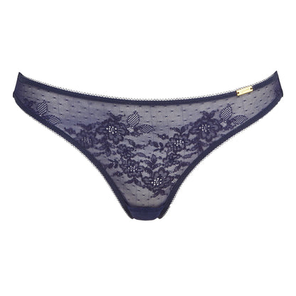 Gossard Glossies Lace Eclipse Sheer Thong Panty-2