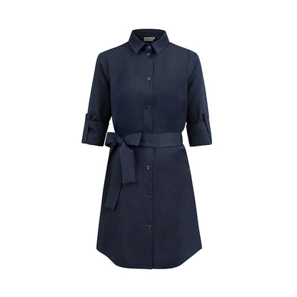 Numoco 288-1 Shirt dress with buttons - dark blue-8