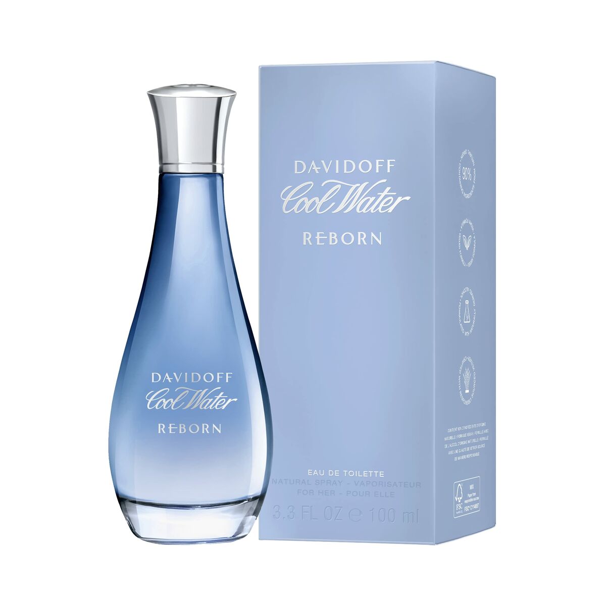 Women's Perfume Davidoff COOL WATER WOMAN REBORN EDT 100 ml-2