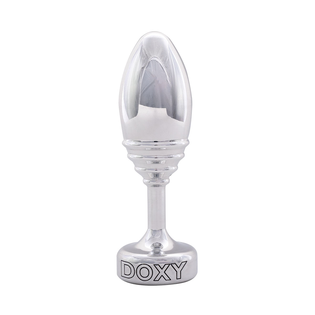 Doxy Ribbed Metal Butt Plug-0