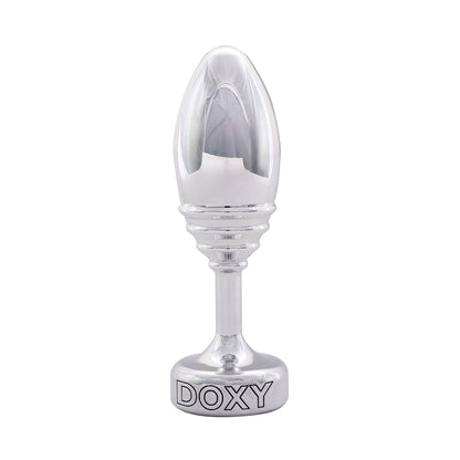 Doxy Ribbed Metal Butt Plug-0