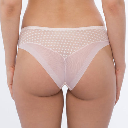 Sheer Mesh Tulle Embroidered Tanga Panty Donna-1