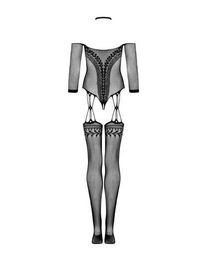 Sexy Crotchless Fishnet Bodystocking Obsessive Elegance-3