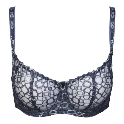 Sheer Embroidery Balconette Bra Sharon-2
