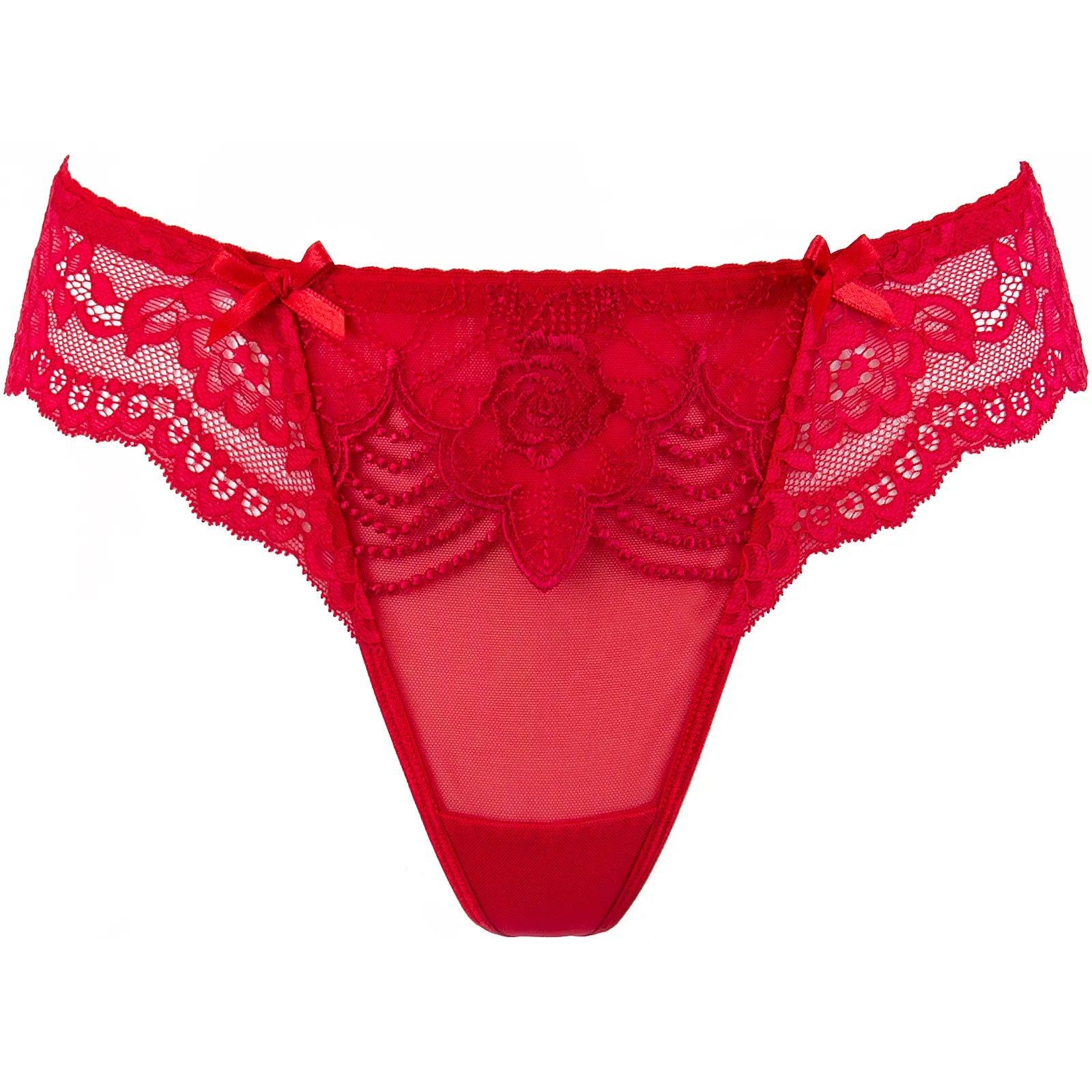 Sheer Lace Thong Panty Axami Valentine-4