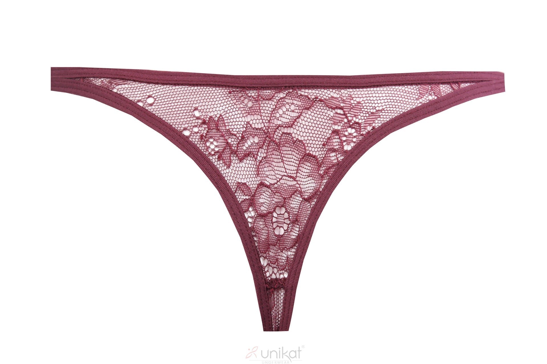 Sheer Mesh Lace Thong Panty Caro-3