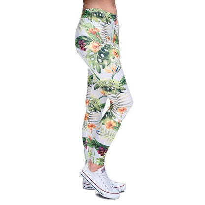 Brand Fashion Camo Branches 3D Printing High Quality Slim Legging Women Casual Home Leggings Woman Pants-8