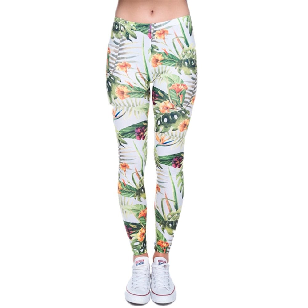 Brand Fashion Camo Branches 3D Printing High Quality Slim Legging Women Casual Home Leggings Woman Pants-0