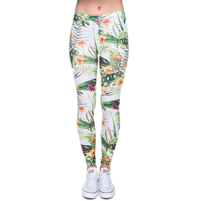 Brand Fashion Camo Branches 3D Printing High Quality Slim Legging Women Casual Home Leggings Woman Pants-0