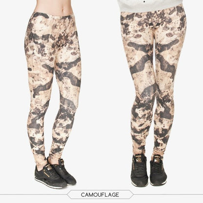 Brand Fashion Camo Branches 3D Printing High Quality Slim Legging Women Casual Home Leggings Woman Pants-6
