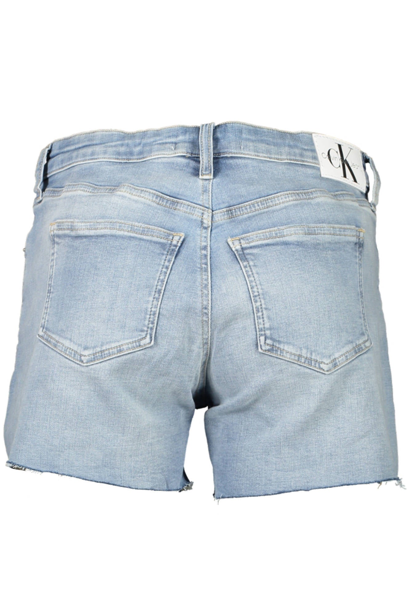 CALVIN KLEIN JEANS SHORT WOMAN LIGHT BLUE-1