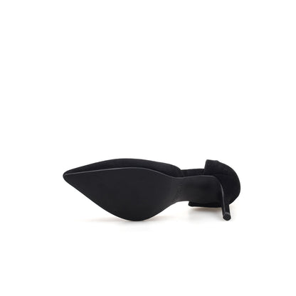 Cut-Out Leather Stiletto Pumps-4