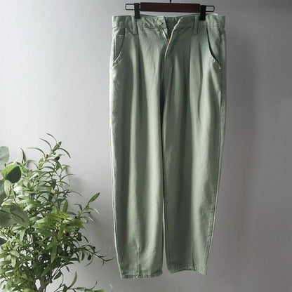 Denim Pants Women High Waist Harem Pants  Loose Jeans Plus Size Trousers Women-5