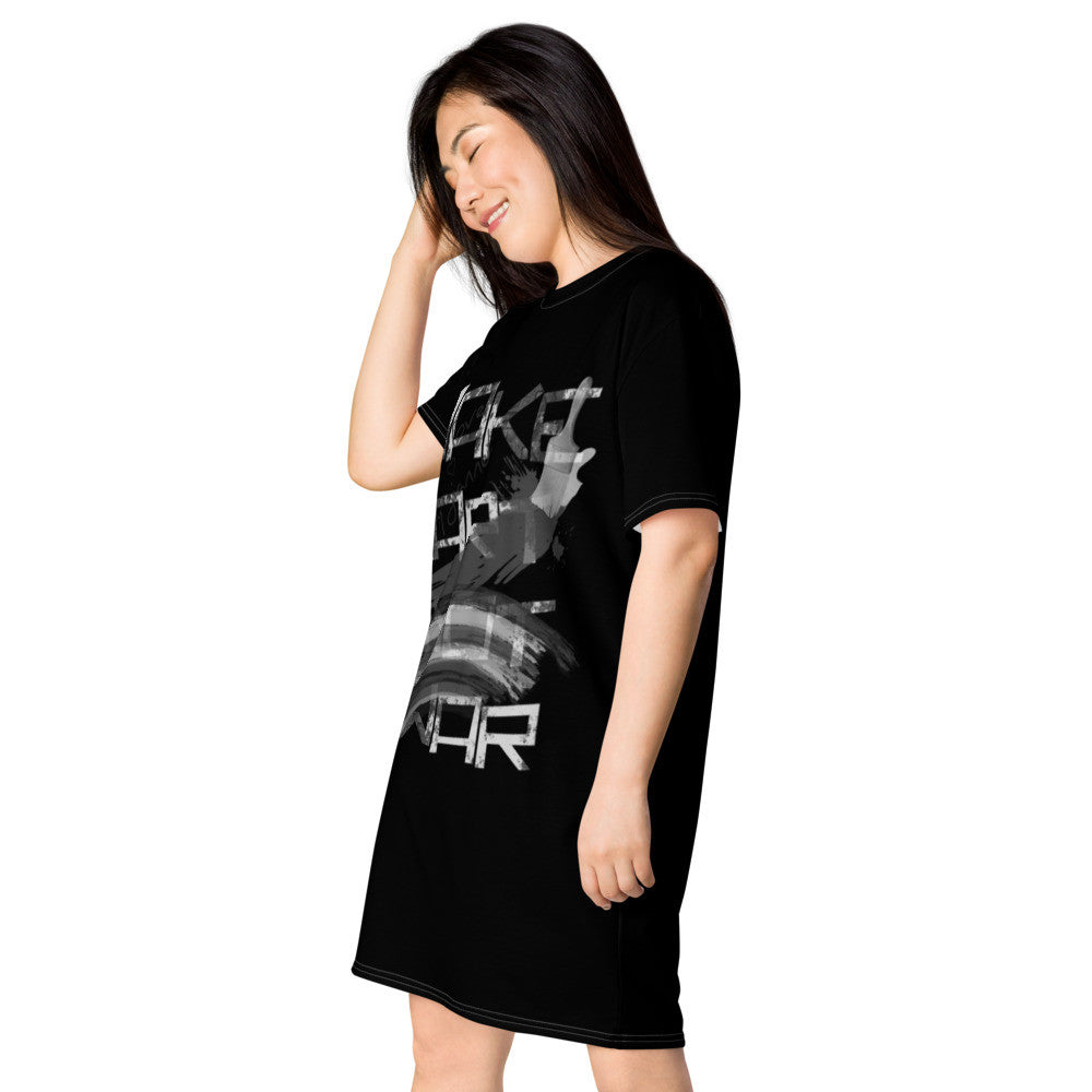 MAKE ART T-shirt Dress by Gianneli-4