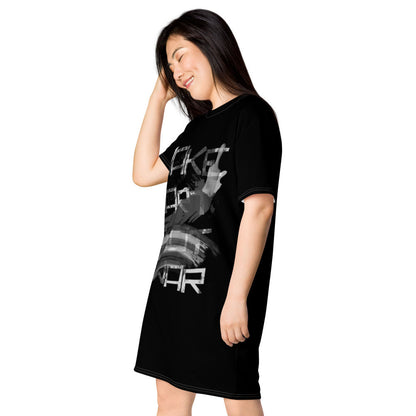MAKE ART T-shirt Dress by Gianneli-4