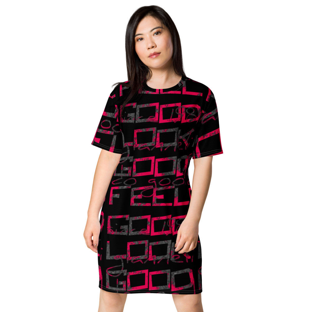 LOOK GOOD T-shirt Dress by Gianneli-4