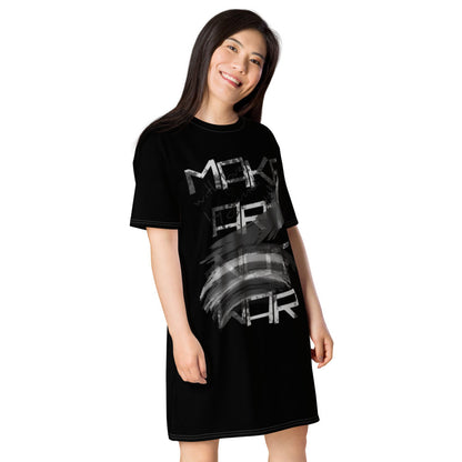 MAKE ART T-shirt Dress by Gianneli-5