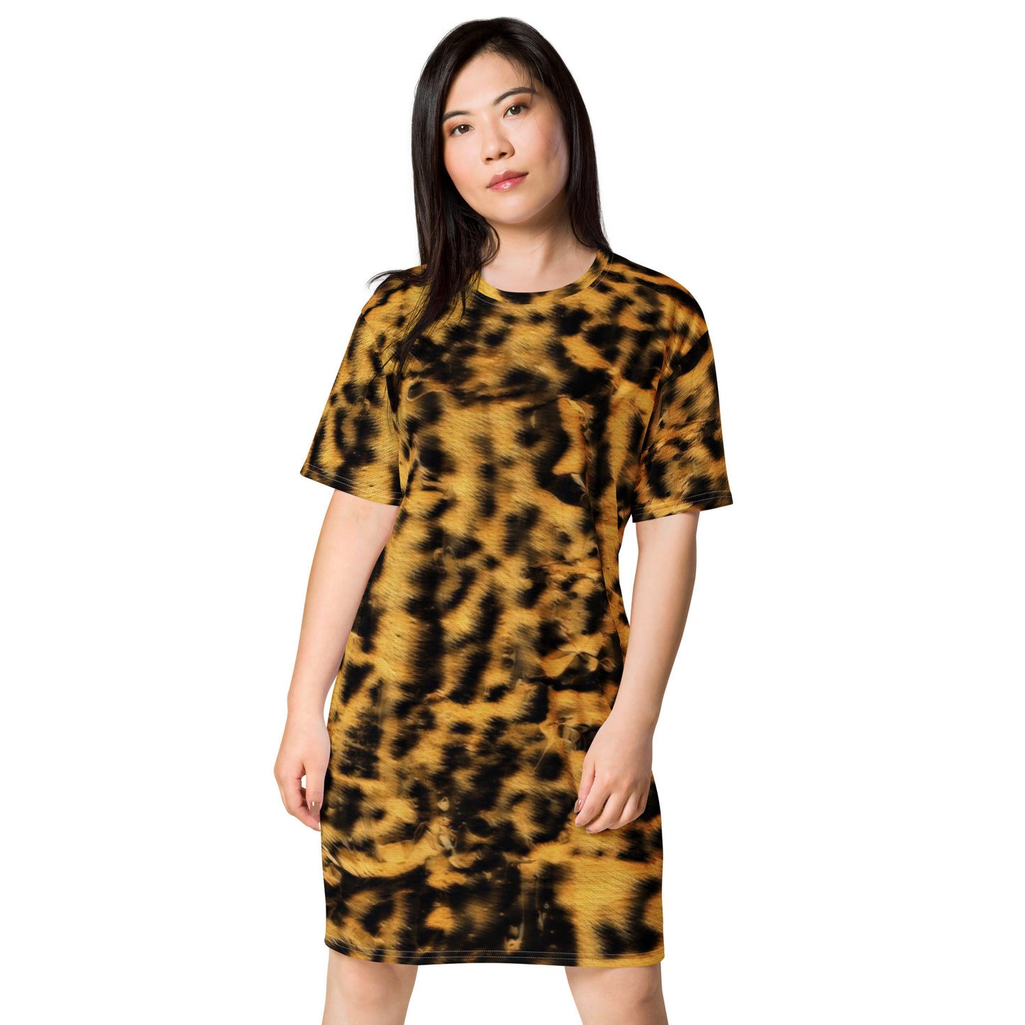 VINTAGE HEART ART T-shirt Dress by Gianneli-2