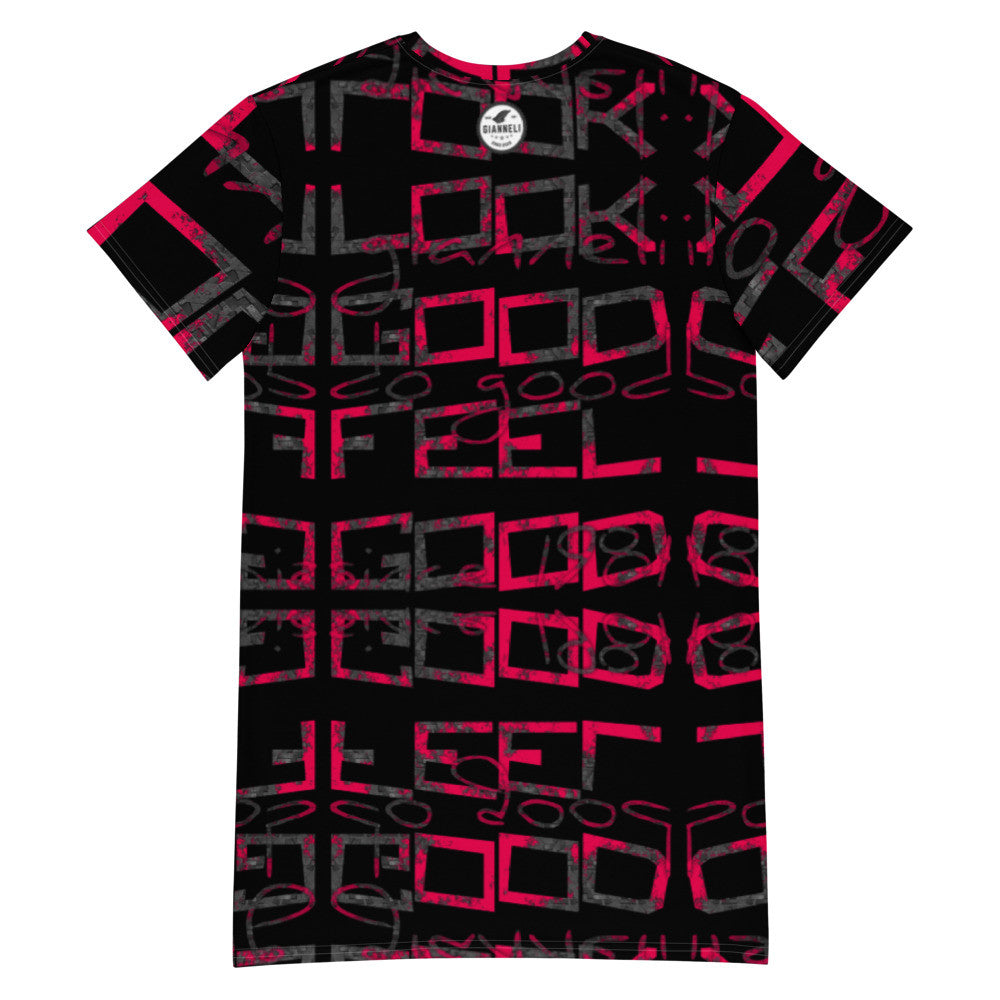 LOOK GOOD T-shirt Dress by Gianneli-5