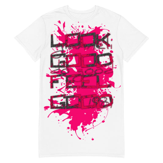 LOOK GOOD T-shirt Dress by Gianneli-0