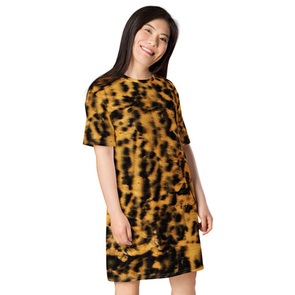 VINTAGE HEART ART T-shirt Dress by Gianneli-5
