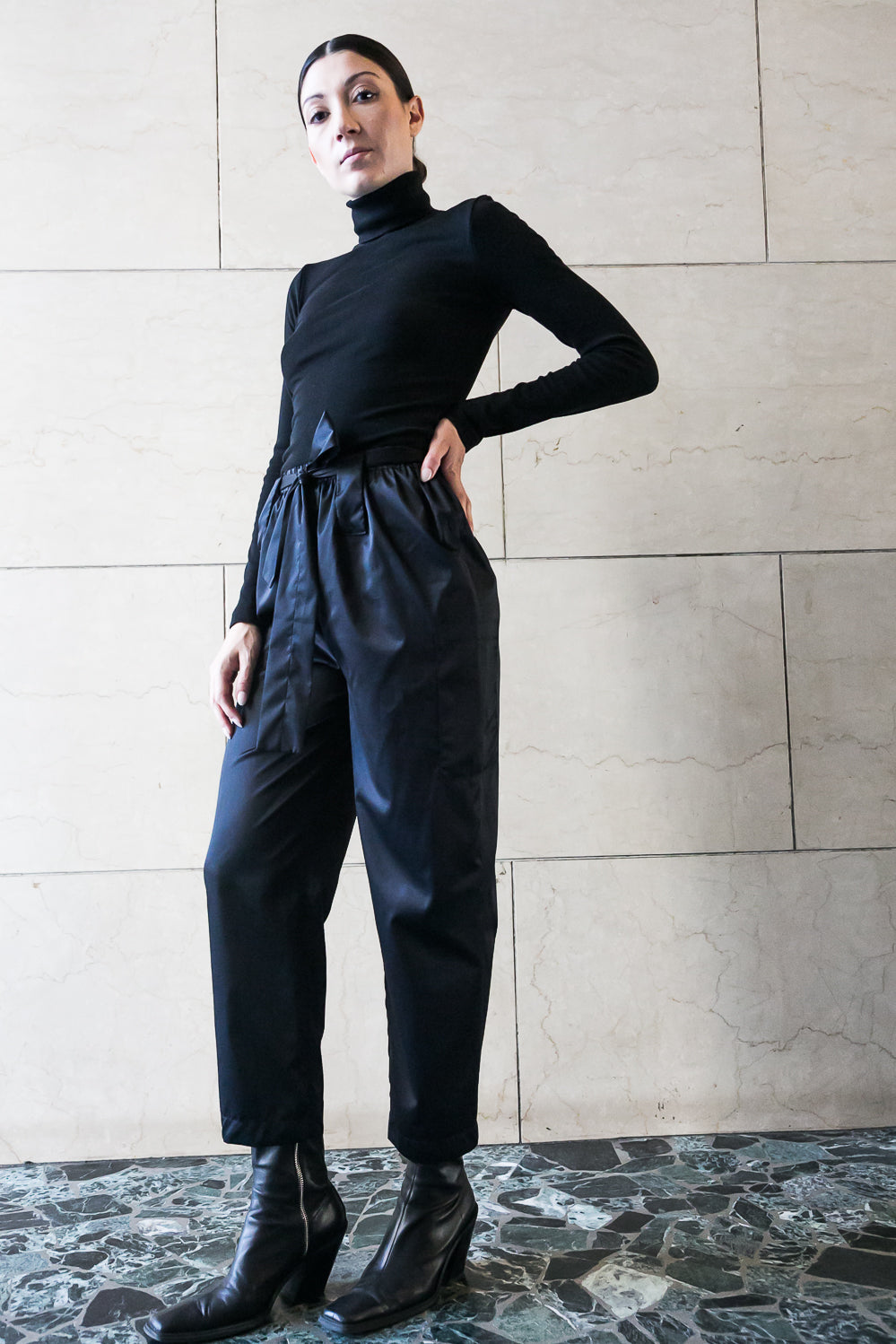 Skinny pants - Black/Olive/Ocra Newlife-1