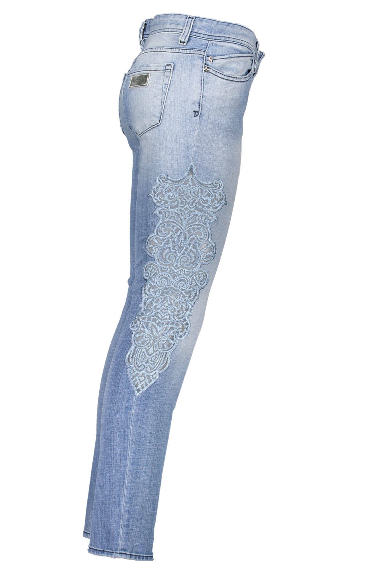 JUST CAVALLI JEANS DENIM WOMAN LIGHT BLUE-2