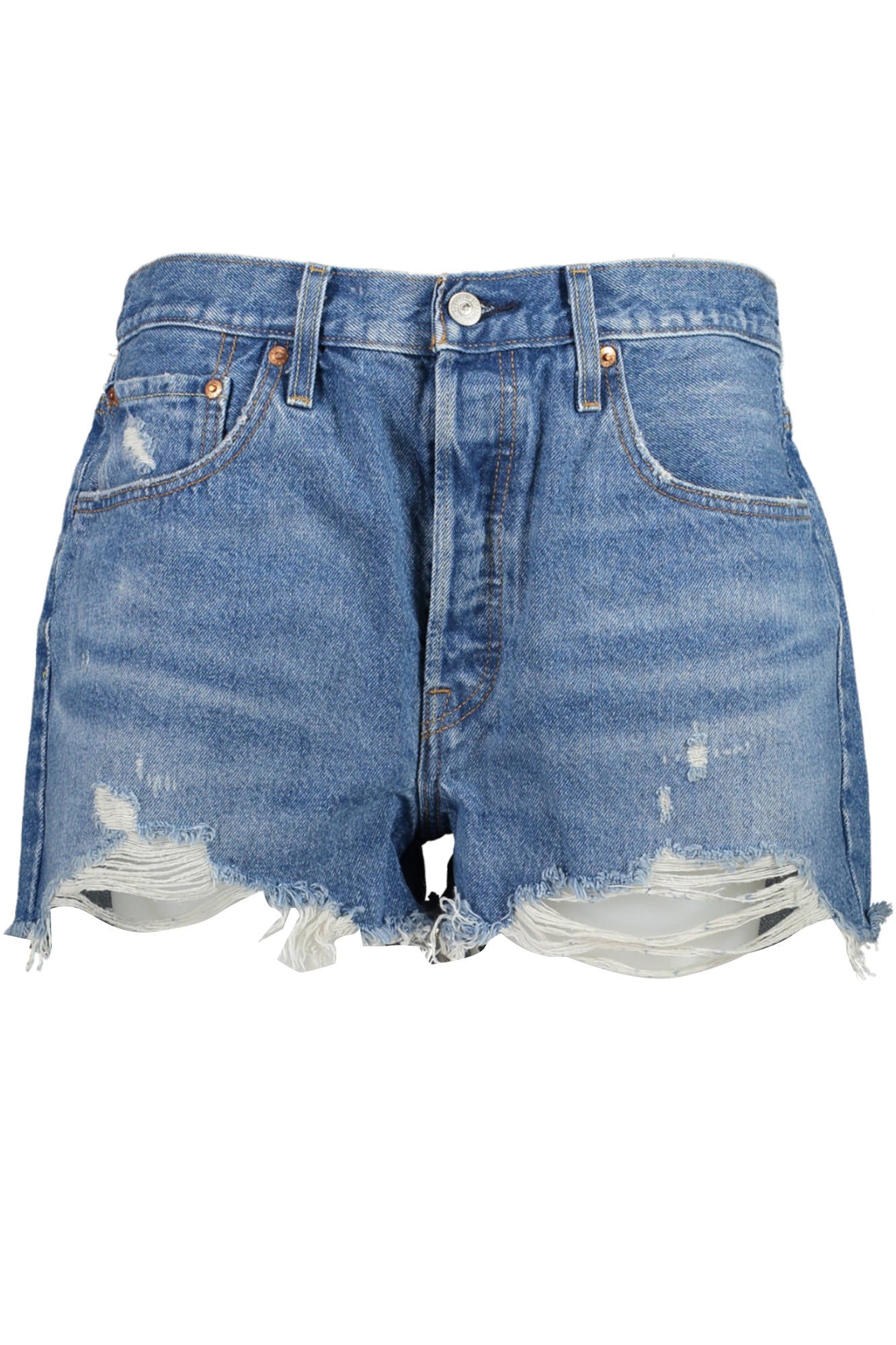 LEVI'S JEANS SHORT WOMAN BLUE-0