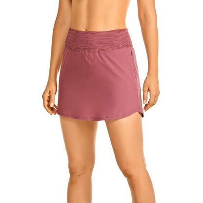 Women's Lightweight Athletic Skirts Tennis Golf Sports Stretch Skorts with Zipper Pocket-3