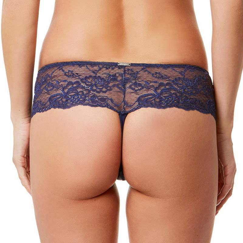 Sexy Lace Cheeky Thong Panty Montelle Flirt Twilight-1
