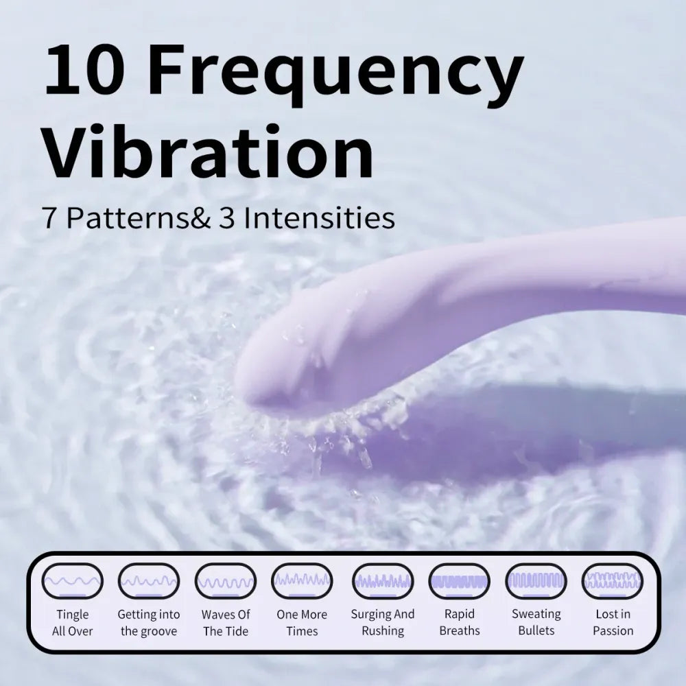 Silent G Spot Vibrator 10 Vibration Modes-3