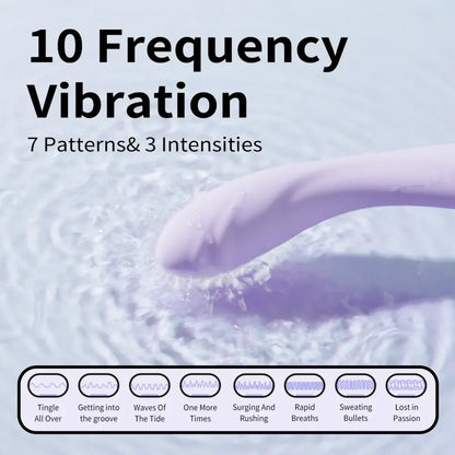 Silent G Spot Vibrator 10 Vibration Modes-3
