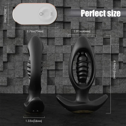 Silicone Analplug Vibrator-4